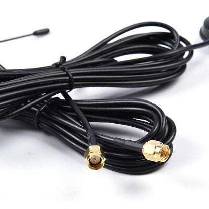 2 Pcs Set Car Magnetic Police Antenna 3-3/4" P71 Compatible for Ford Crown Victoria Impala Charger Explorer Tahoe Black