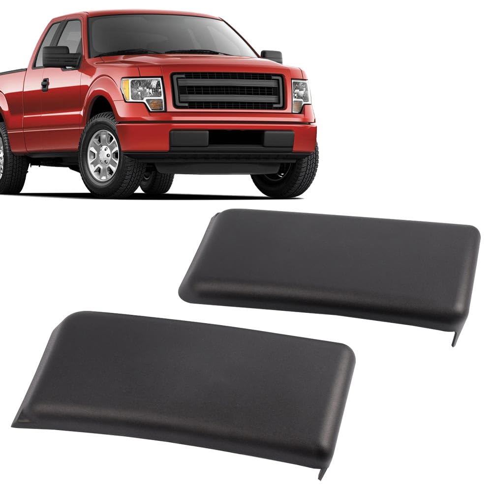 G-PLUS Front Bumper Guards Pads Inserts Driver and Passenger Compatible with Ford F150 2009-2014 FO1053100 FO1068134 2PCS