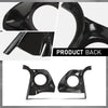 G-PLUS Speaker Kick Panels Pair Black Compatible with Chevy Monte Carlo El Camino Malibu, Fit Oldsmobile Cutlass Fit Pontiac Grand Prix, Buick Regal 1978-1988