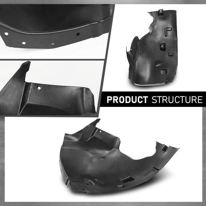 G-PLUS Fender Liner Front Driver Rear Fit Benz GLE300d 4Matic 2016-2017,Fit Benz GLE350 4Matic Base 2016-2018,Fit Benz ML350 2012-2015 1668841122