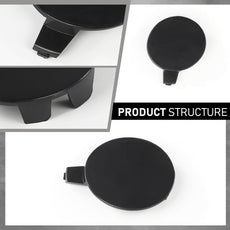 G-PLUS Tow Hook Cover for Tesla Model 3 2017-2023 Front Bumper Additional Angle