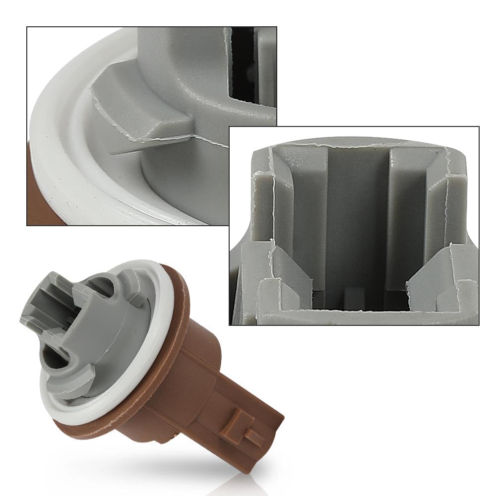 G-PLUS 2 Bulb Sockets Headlight Parking Turn Signal Brake Tail Light Compatible with Ford F150 F250 F350 F450 Super Duty 2004-2013/Fit Lincoln Mark LT 2006-2008/Fit Mercury Milan 2006-2011 2U5Z13411SA