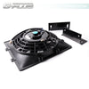 G-PLUS Universal 7" Slim Pull Push Engine Oil Cooler Radiator Cooling Fan 12V 80W Mount Kit,Black 1PCS