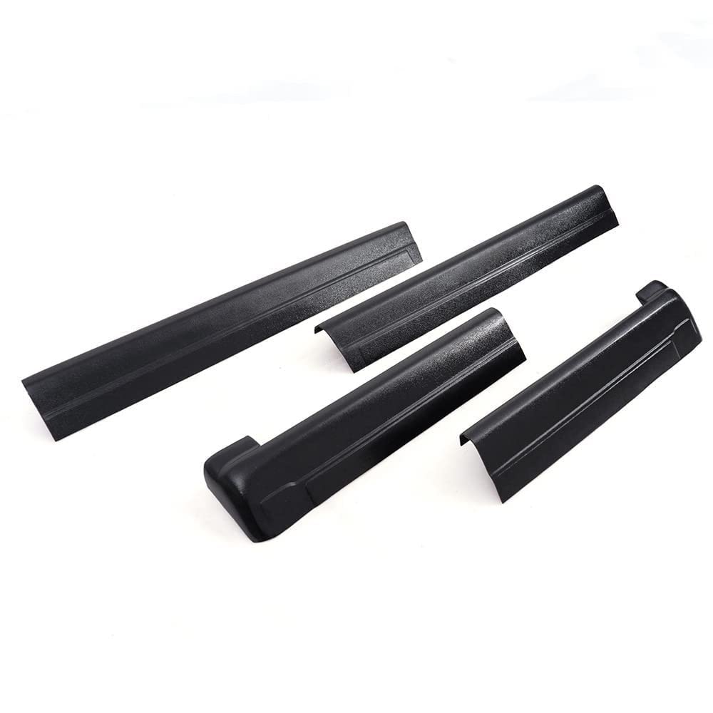 G-PLUS Rocker Panel Guard Sill Trim Compatible With Chevy Silverado/Fit GMC Sierra Extended Cab 1999-2006, Rocker Panel Protector Guard Cover Black 4PCS 14068