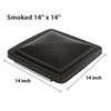 G-PLUS Replacement Roof Vent Cover Camper RV Trailer 14" x 14" Fit for Ventline pre-2008 and Elixir Style Pin 1994 and Newer Smoke 1pcs,Accessories is not assembled