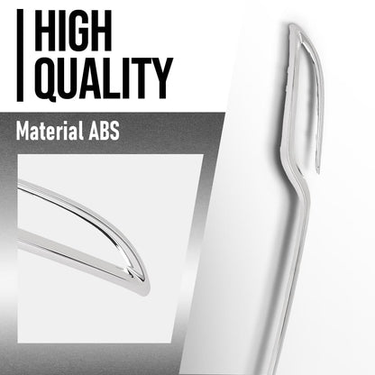 G-PLUS Rear Bumper Molding Chrome Compatible with Benz C300 Sedan 2015-2018 Fit Models Without AMG Styling Package 2058851621, MB1144119 Silver