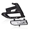 G-PLUS Front Bumper Fog Lamp Clear lens Compatible with 2020 2021 Nissan Sentra 261558995C, 261508995C, 622576LB0B, 622576LB0A, 622566LB0B