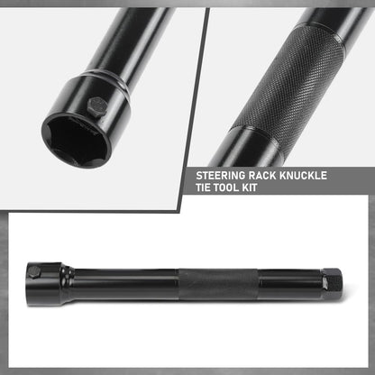 G-PLUS Axial Joint Remover & Installer Steering Rack Knuckle Tie Tool Kit 45 Steel 4 PCS Black