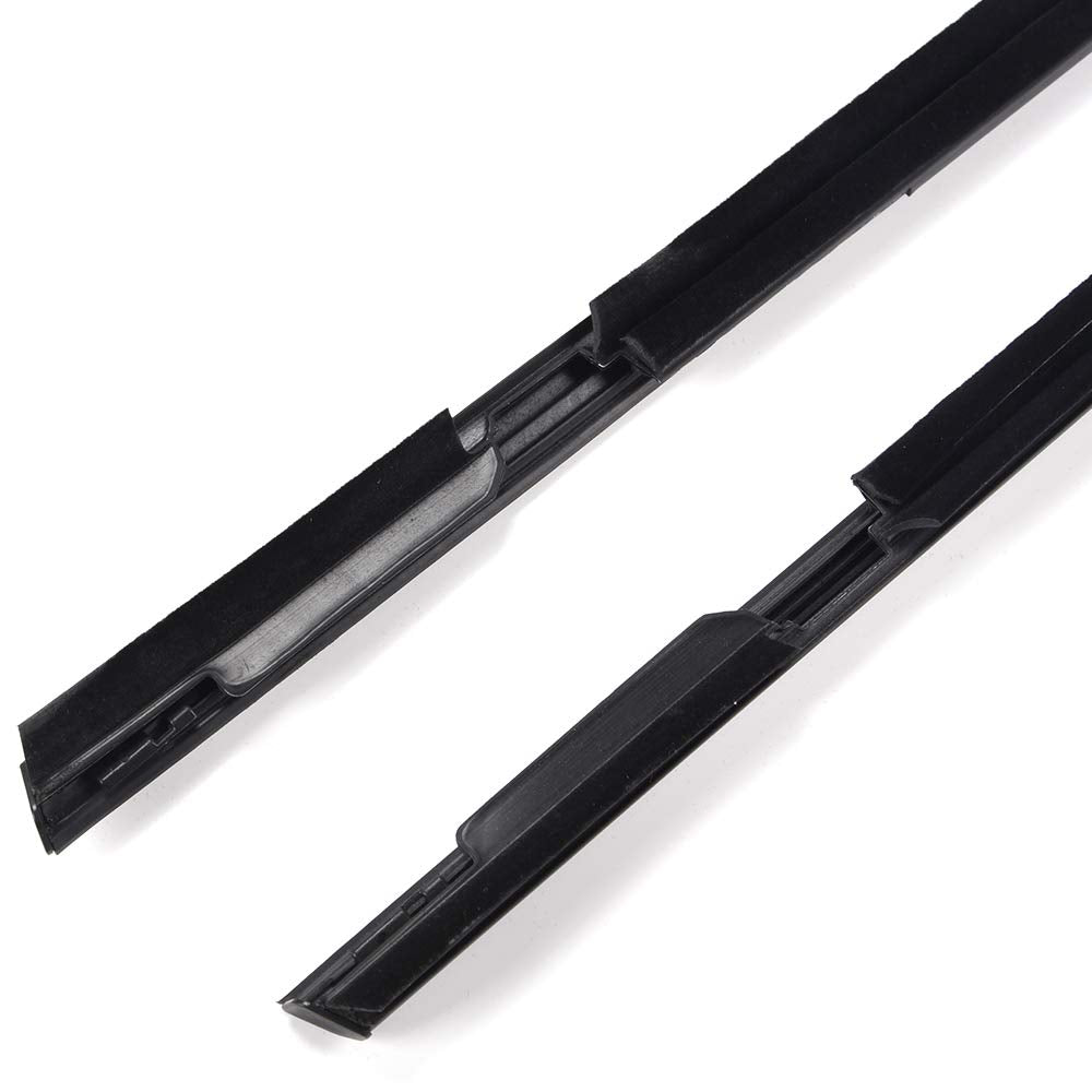4PCS Weatherstrip Window Seal Compatible for Honda Civic 4 Door 2006-2011 Outside Trim Seal Belt Black