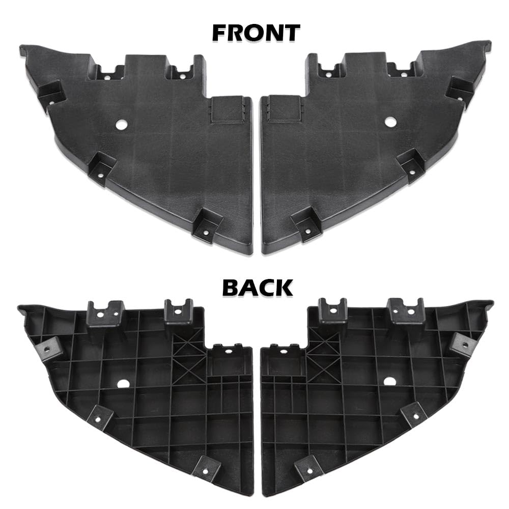 G-PLUS Bumper Filler Compatible with GMC Yukon 2015-2020/ Fit Yukon XL 2015-2020 Front Driver and Passenger Side Bumper Trims Molding Step Pads 22936429 GM1089185 22936428 GM1088185