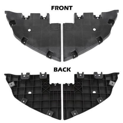 G-PLUS Bumper Filler Compatible with GMC Yukon 2015-2020/ Fit Yukon XL 2015-2020 Front Driver and Passenger Side Bumper Trims Molding Step Pads 22936429 GM1089185 22936428 GM1088185