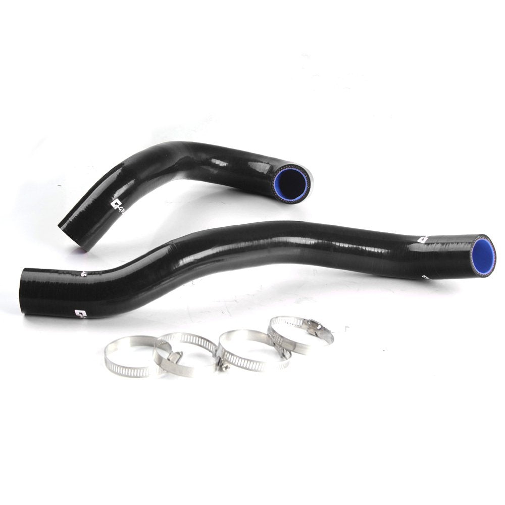 G-PLUS Silicone Radiator Hose Pipe Kit Clamps Compatible With 2003-2011 Honda Element 2.4 DX-EX/SC,Black