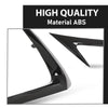 G-PLUS Front Grille Molding Outer Trim Set 2pcs Compatible with LX CT200H 2014-2017 Glossy Black