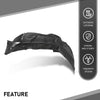 G-PLUS Front Left Fender Liner Inner, Compatible with Audi Q7 2011-2015, Driver Side, 4L0809961E