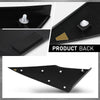 G-PLUS Rear Quarter Moldings Left and Right Side Compatible with Toyota Prius 2016-2021 62505-47012 62506-47012 Glossy Black
