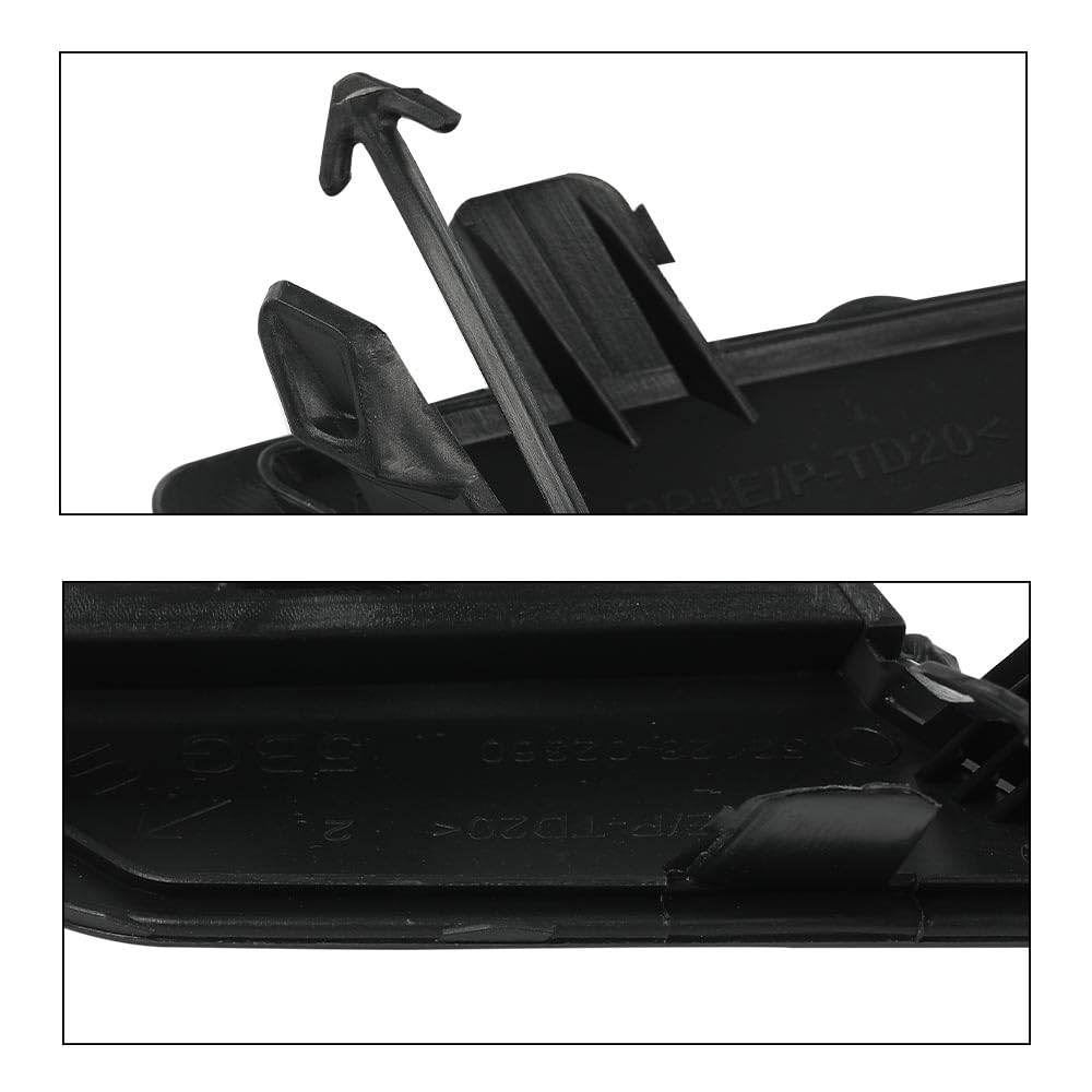 G-PLUS Front Bumper Tow Eye Hook Cover Cap Compatible with Toyota Corolla LE XLE 2020 2021 5212812920 Tow Eye Cover