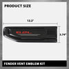 G-PLUS Fender Vent Emblem Kit Compatible with GMC Sierra 1500 6.2L 2019-2024/Fit for 6.2L 1500 Model Trucks Only 85160723 86532094