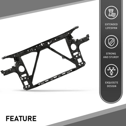 G-PLUS Radiator Support Assembly, Compatible with Audi Q7 Base/Premium/Prestige/ 2007-2015, 4L0805594A, AU1225131
