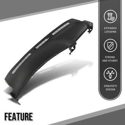 G-PLUS Upper Dashboard Dash Cover Cap Compatible with Chevy Silverado GMC Sierra 1500 2500HD 1999-2006, Fit Silverado Sierra 3500 2001-2006 Black