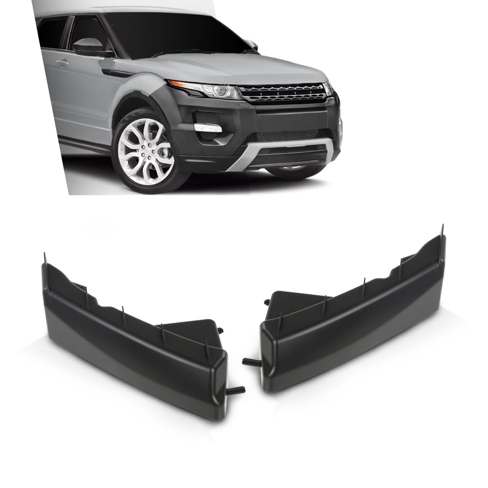 G-PLUS 1Pair Front Bumper Side Mount Bracket Compatible with Range Rover Evoque 2012-2018 Black