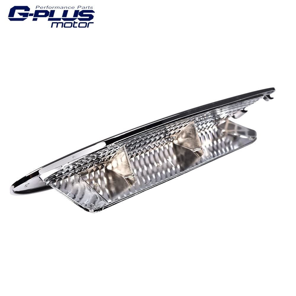 G-PLUS Chrome Hood Grille Grill Air Intake Vent Cover Compatible with 2002-2018 Freightliner M2 100 106 112 Replacement for 17-14809-005, 17-14809-000