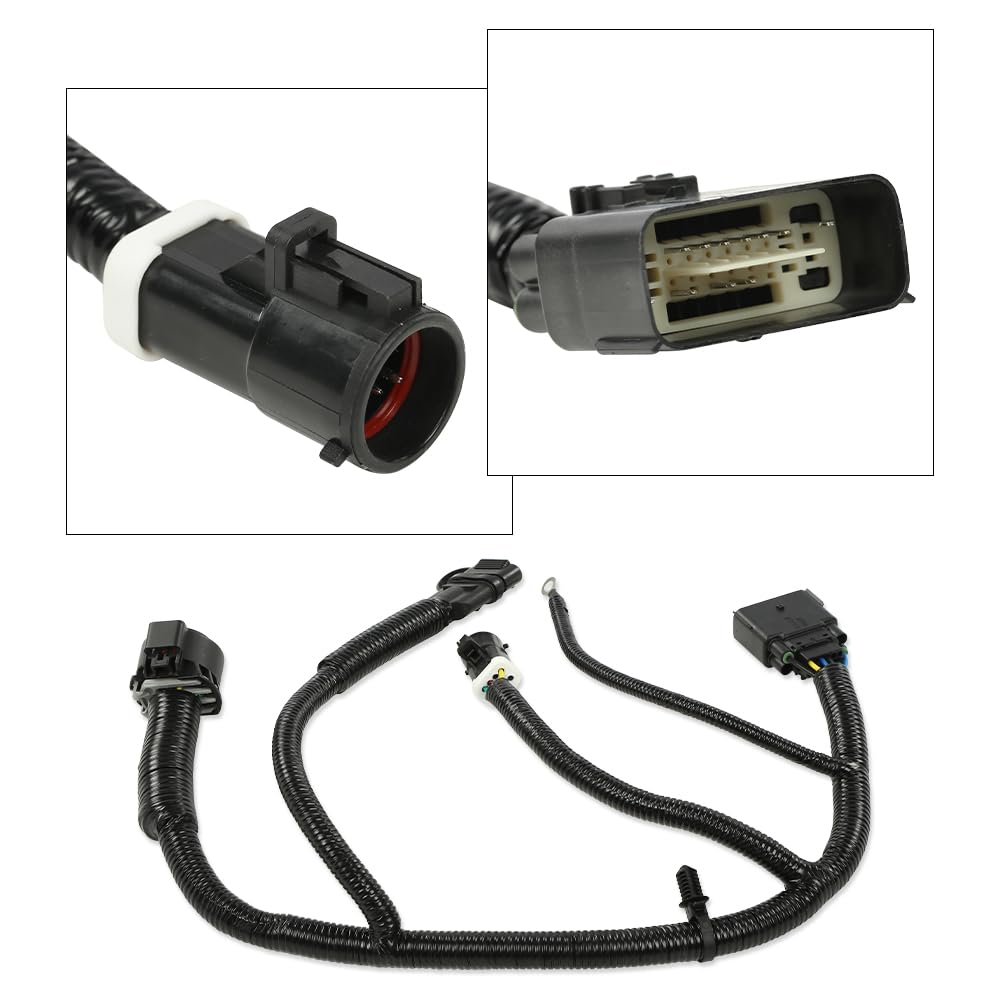 G-PLUS 7 Pin Trailer Tow Harness Compatible with Ford F150 2005-2008/ Compatible with Lincoln Mark LT 2006-2008 5L3Z13A576BA Tow Hitch Wiring Harness Connector