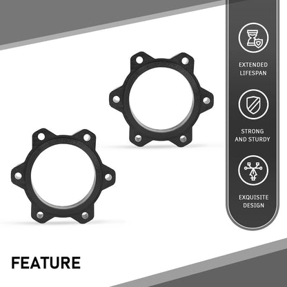 G-PLUS 6" Lift CV Spacers Compatible with Chevy Silverado GMC Sierra 2500HD 2001-2010 4WD Black