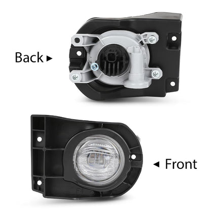 G-PLIS Front Bumper Fog Light with Bracket Left and Right Side Pair Compatible with Toyota Corolla Cross XLE & XLE Hybrid 2022-2024 81210 12240, 116-10303R, TO1038252, TO2592142, TO1039252 Black