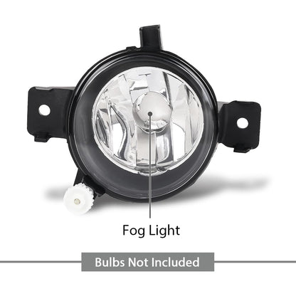 G-PLUS Front Right Fog Light Lamps Assembly Without Bulb, Compatible with BMW X5 E70 2011-2013, Passenger Side, 63177224644, 63 17 7 224 644