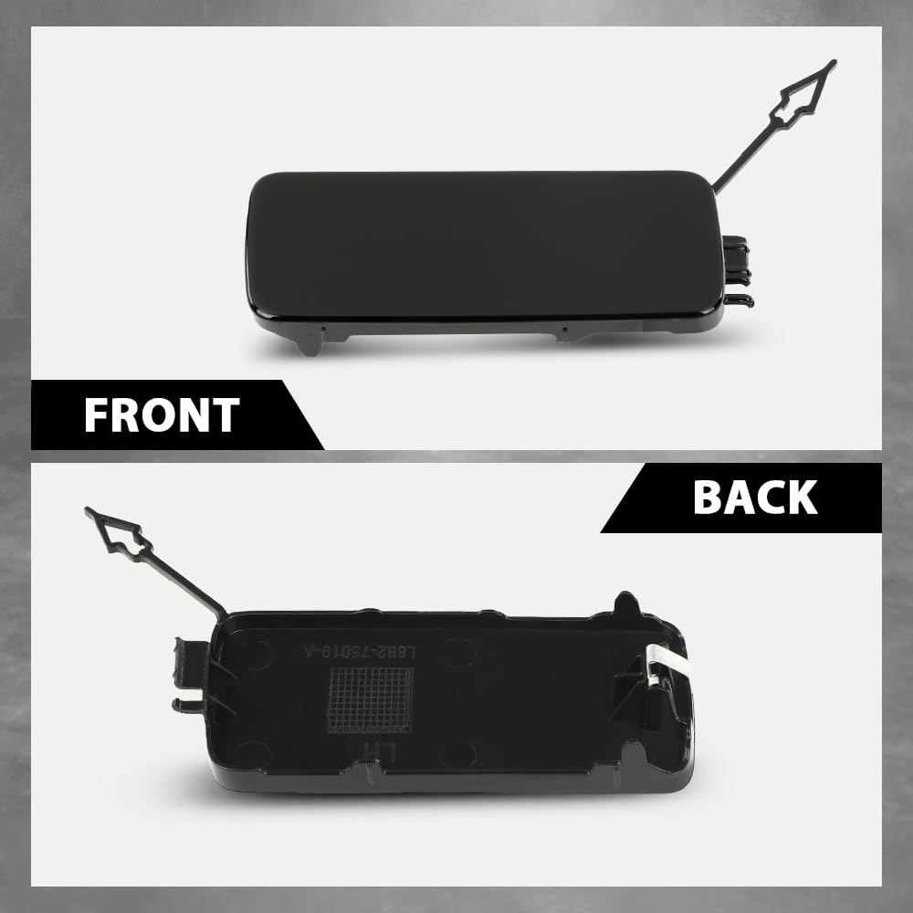 G-PLUS Left Rear Bumper Tow Hook Eye Cover Cap Compatible with Defender L663 90 110 2020-2023
