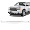 G-PLUS Front Hood Molding Trim Moulding W/ 8 Clips, Compatible with GMC Sierra 1500 2007-2013/ GMC Sierra 2500 HD 3500 HD 2007-2010 GM1235109 10385156 (Silver)