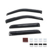 G-PLUS Out-Channel Mount Ventvisor Window Deflectors Compatible with Ford F150 SuperCrew Crew Cab 2009-2014 Fit Ford F150 SVT Raptor SuperCrew Cab 2010-2014 4 PCS Smoky