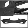 G-PLUS Front Bumper Cover Compatible with Buick Encore 2017 2018 2019 2020 2021 w/o Sensor Hole, GM1014128, Primed Black
