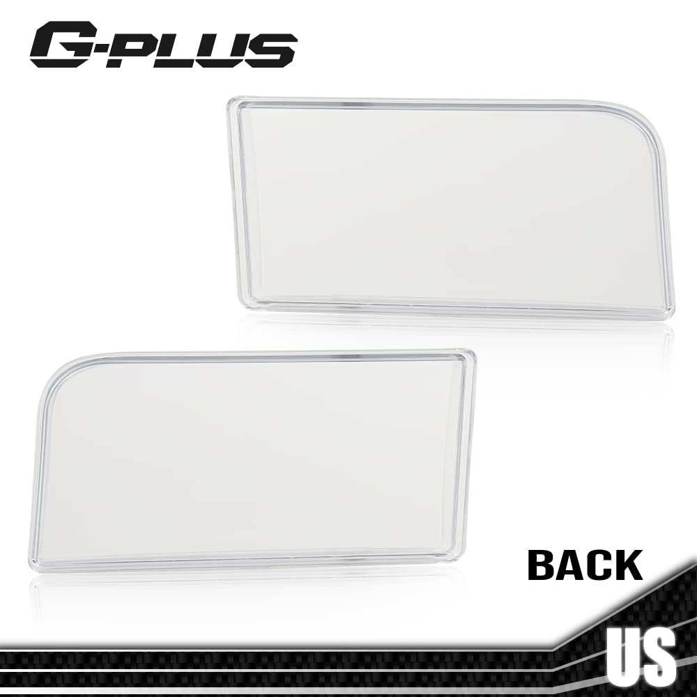 G-PLUS Headlights w/Corner Signal Bumper Lamps 6pc Compatible with 1992-1996 Bronco 1992-1996 F150 F2TZ13008A, F2TZ13008B