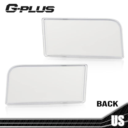 G-PLUS Headlights w/Corner Signal Bumper Lamps 6pc Compatible with 1992-1996 Bronco 1992-1996 F150 F2TZ13008A, F2TZ13008B