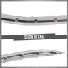 G-PLUS Front Center Bumper Trim Compatible with Benz S450 Base 3.0L 2018-2020 Fit Benz S550e Base 3.0L 2015-2017 2228852221, MB1037109 Silver