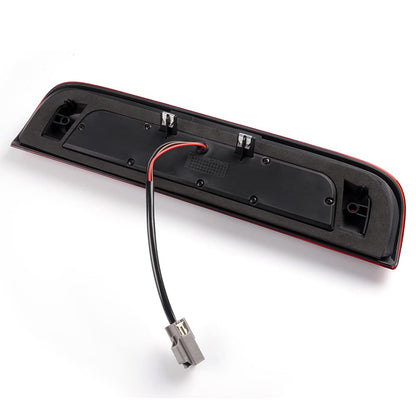 G-PLUS High Mount Rear 3rd Third Brake Light Compatible With 2014-2018 Chevy Silverado GMC Sierra 1500 2500 HD 3500 HD LED Cargo Tail Lamp Black Housing Red Lens