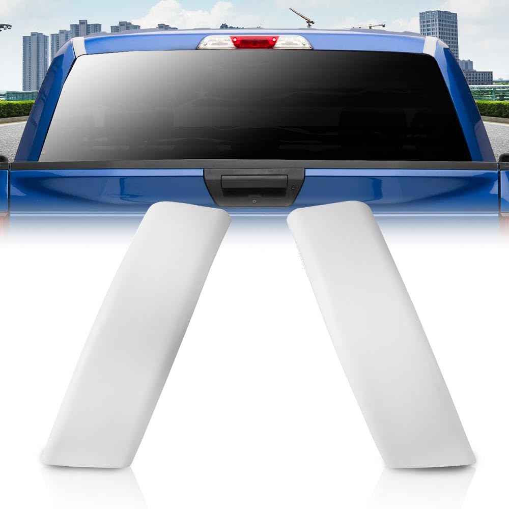 G-PLUS Corner Roof Moldings RH & LH Compatible with Ford F250 F350 F450 F550 Super Duty 1999-2007 Regular & Crew Cab Only (Not Fit Extended Cab) YC3Z-2551728-PTM YC3Z-2551729-PTM Painted White