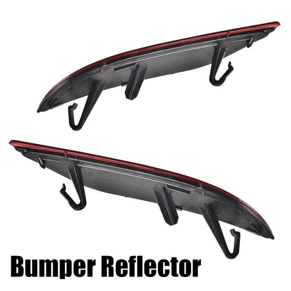 G-PLUS Rear Bumper Reflector Set Driver and Passenger Side Compatible with Chevy Malibu Hybrid 2016-2019 /Fit Malibu L 2016-2021 /Fit Malibu LS LT 2016-2022 23174490 GM1185113 23174489 GM1184113