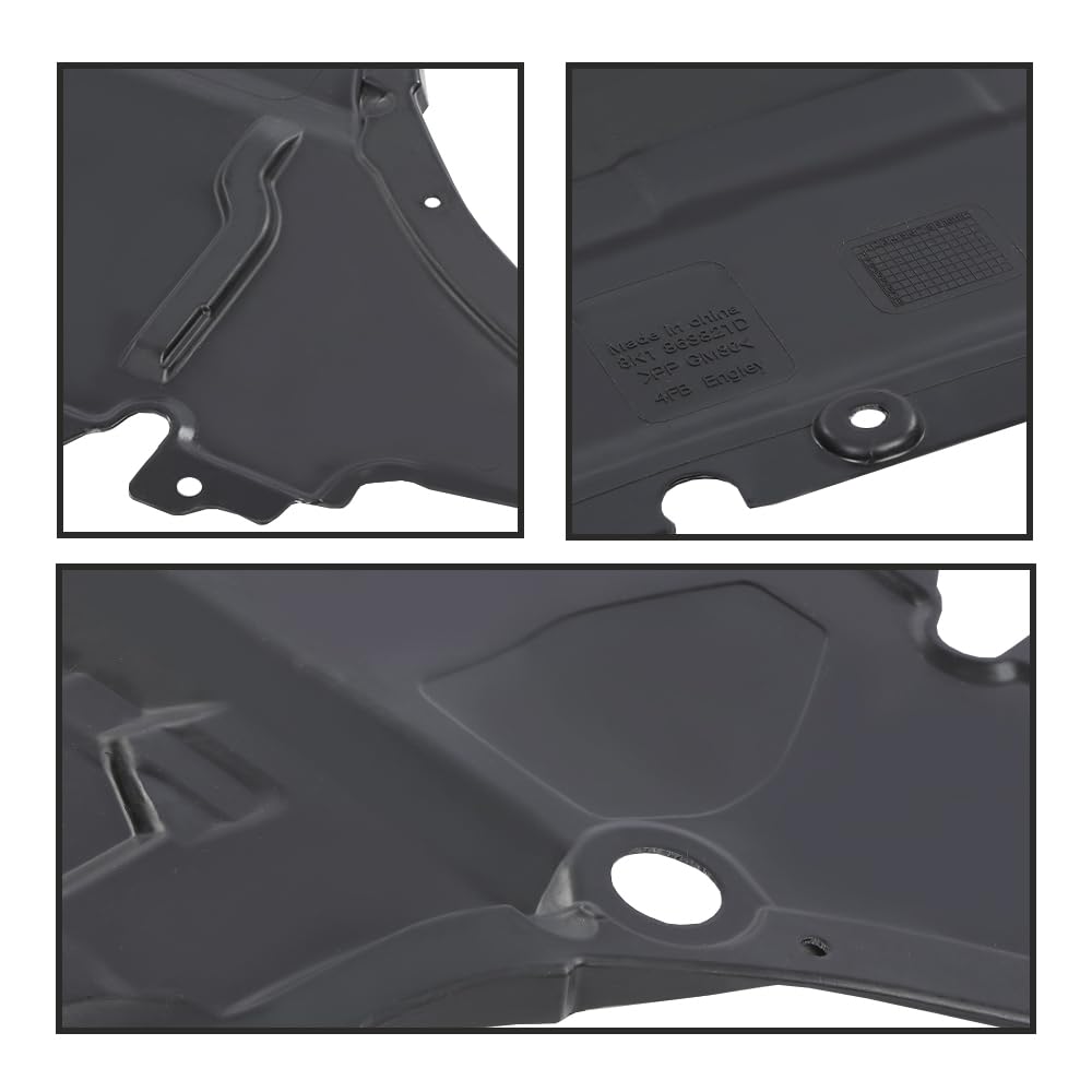 G-PLUS Front Engine Splash Shield Compatible with 2009-2012 Audi A4 Quattro A4 for at Models 8K0863821AF AU1228119