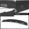 G-PLUS TPE Dash Defrost Vent Cover Cap Overlay Compatible with Dodge Ram 1500 2002-2005/ Ram 2500 3500 2003-2005 Upper Dashboard Panel (Black)