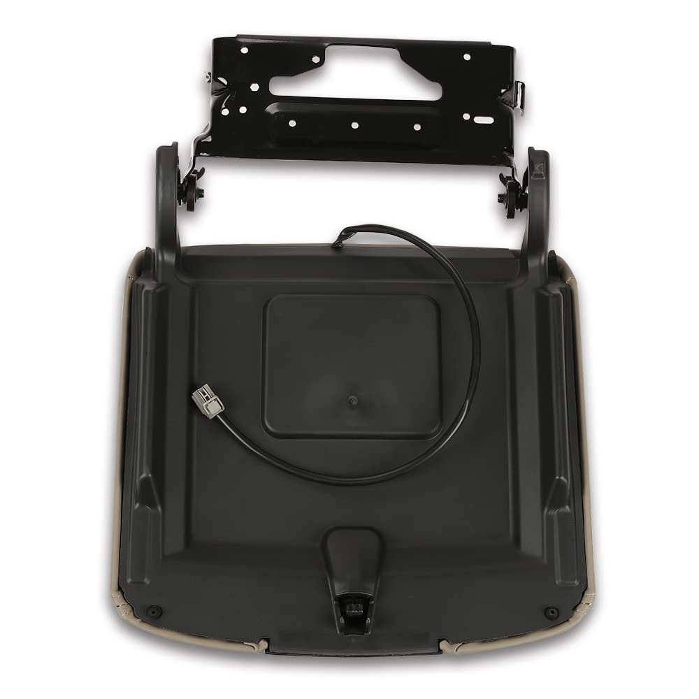 G-PLUS Center Console Armrest Lid w/Wireless Charger Compatible with 2015-2019 Chevy Tahoe/Suburban GMC Yukon/Yukon XL (Brown)