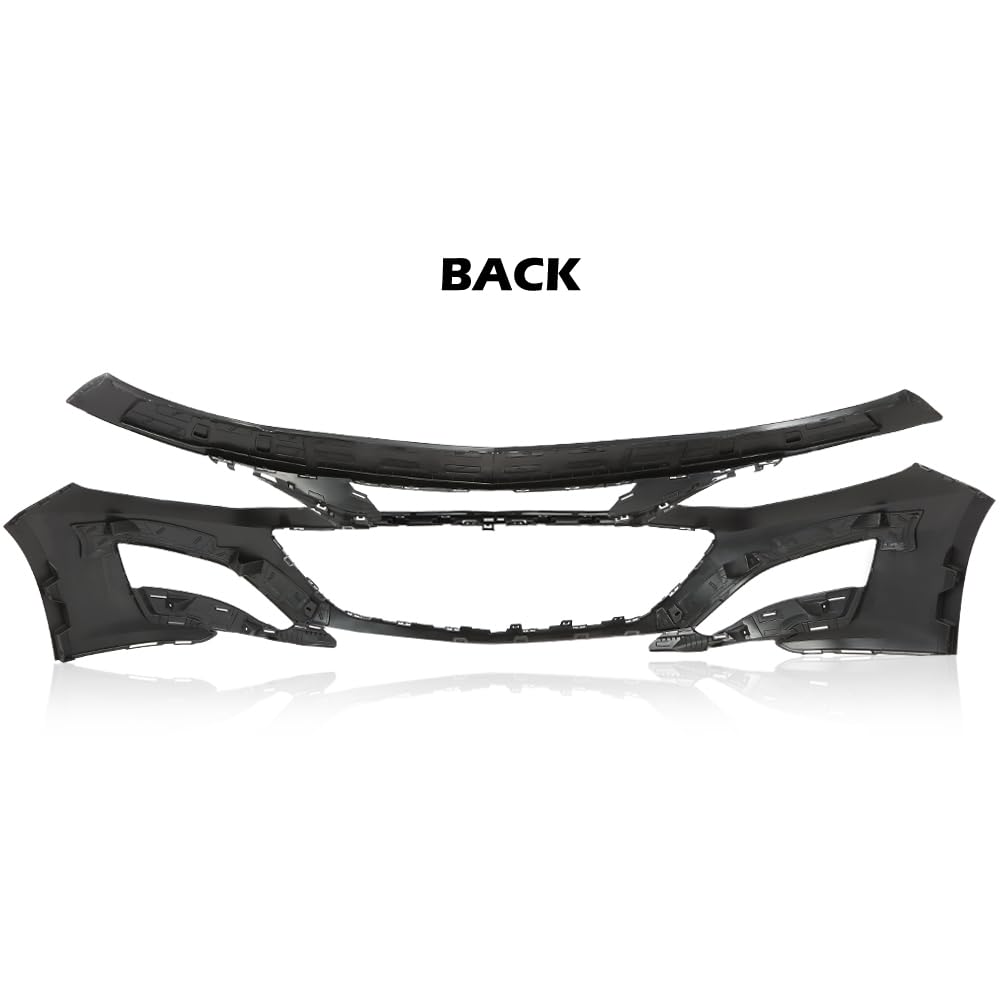 G-PLUS Front Bumper Cover Fascia Unpainted Compatible with Chevy Malibu Primered 2019-2021