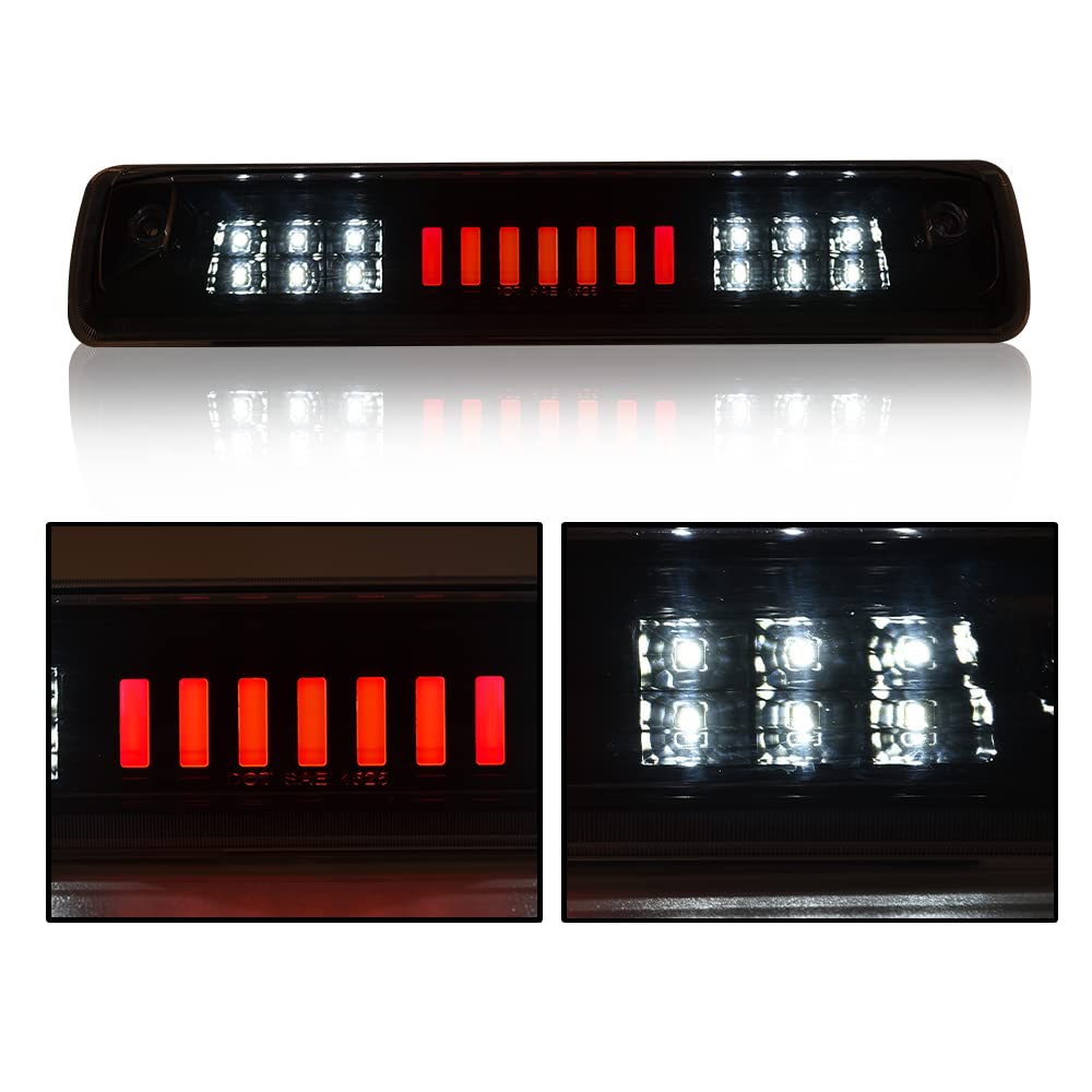 G-PLUS Rear High Mount 3RD Third I Brake Light Stop Tail light Lamp Compatible with Colorado 2015 2016 2017 2018/Canyon GM25971002 52019397 Rear Cab Roof Tail Center Lamp