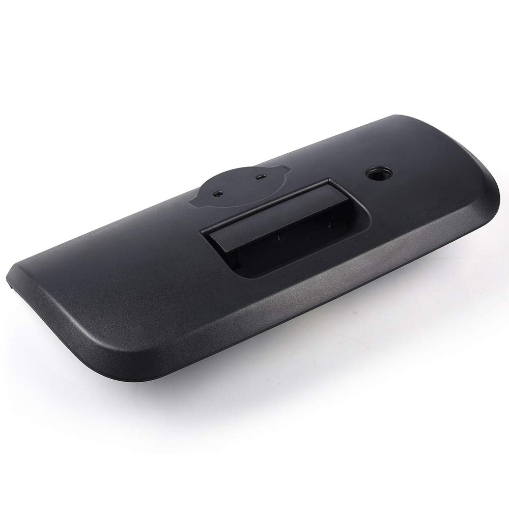 G-PLUS Tailgate Handle with Bezel Keyhole Replacement for 2001-2004 Nissan Frontier Textured Black Lift Gate Rear Outside Latch Replacement 906069Z400, 906068Z400