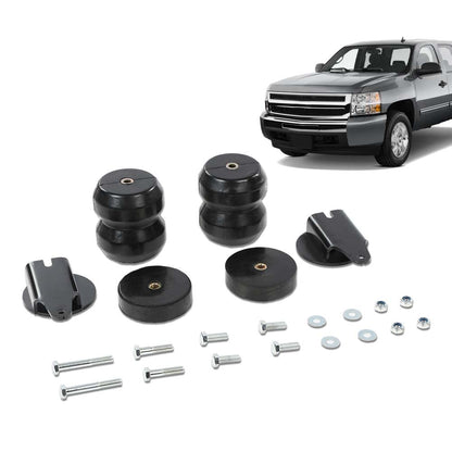 G-PLUS Rear Suspension Enhancement System Compatible with Chevy Silverado 2500 HD/Fit GMC Sierra 2500 HD 1999-2010 Suspension Helper Springs T/IGMRCK25S