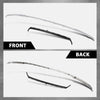 G-PLUS Rear Lower Bumper Cover Molding Trim Compatible with Honda Accord Sedan 4 Door 2016-2017 Black 2PCS