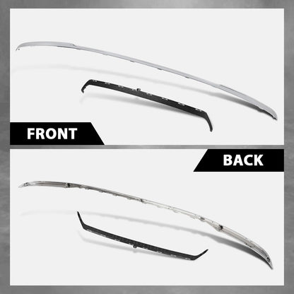 G-PLUS Rear Lower Bumper Cover Molding Trim Compatible with Honda Accord Sedan 4 Door 2016-2017 Black 2PCS