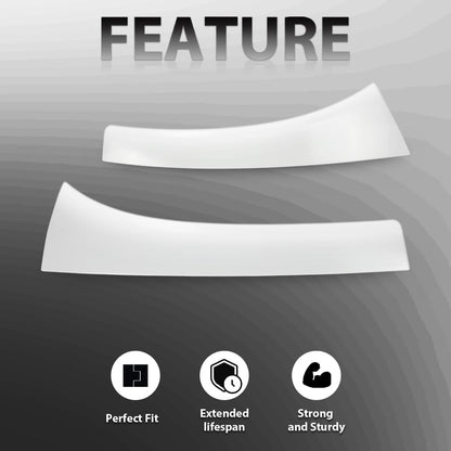 G-PLUS Headlight Fillers Driving Headlamp Molding Panel Bezel Pair Compatible with Ram ProMaster 1500 2500 3500 Base 2014-2022 1ZT59ZZZAA CH1089103 1ZT60ZZZAA CH1088103
