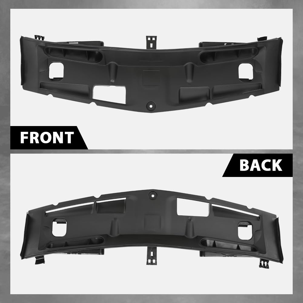 G-PLUS Upper Radiator Fan Shroud Cover Splash Shield Compatible with Benz C230 4Matic/Base 2009,Fit Benz C250 2012-2015,Fit Benz C280 2009,Fit Benz C300 2009-2013 2045000155